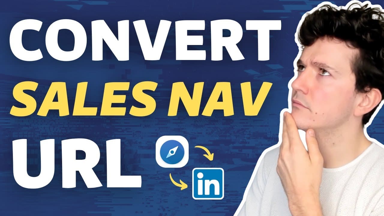 How to convert Sales Navigator URL to LinkedIn URL